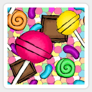 So Much Candy! Sticker
